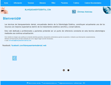 Tablet Screenshot of blanqueamientodental.com